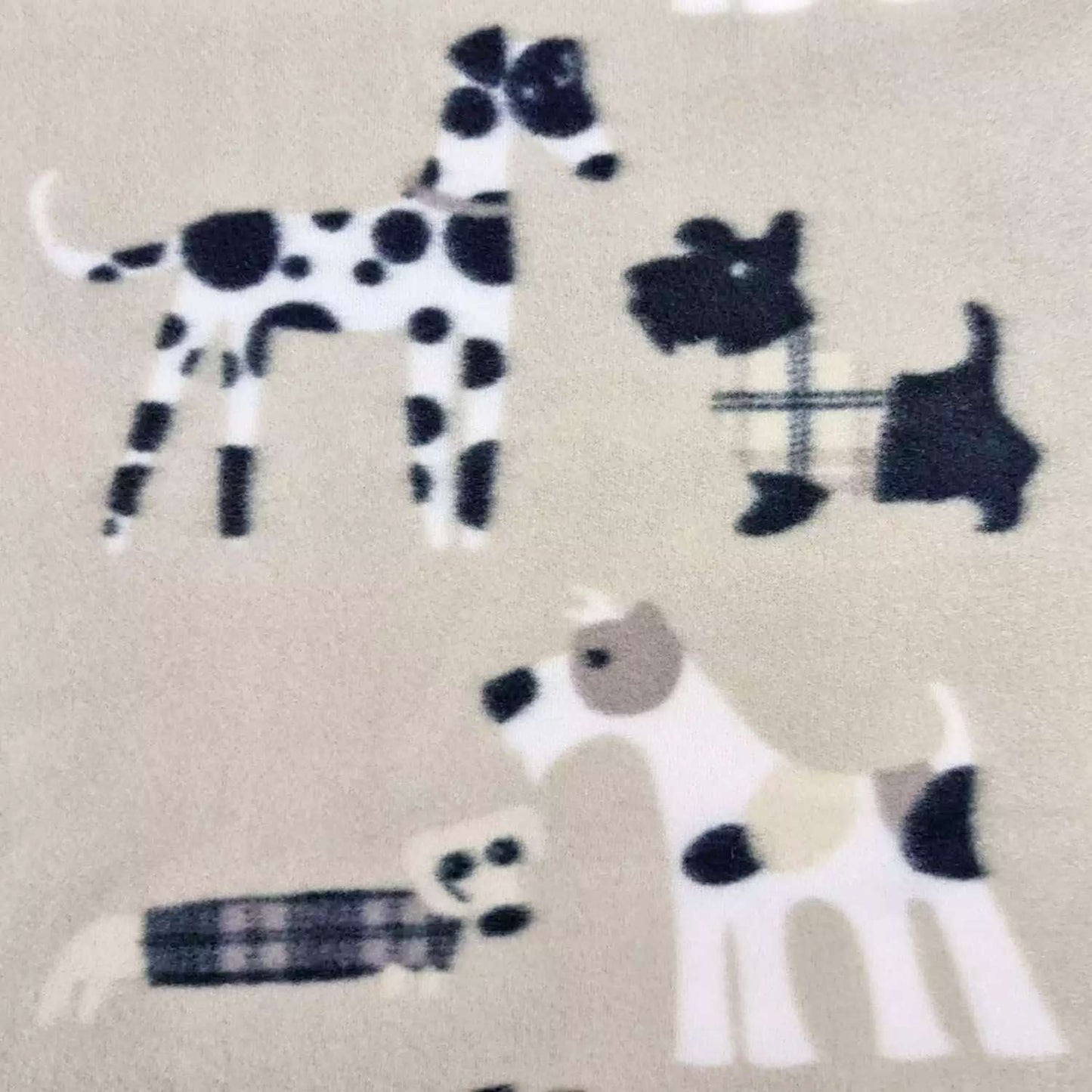 Dog Pattern Fleece Throw - 120cm x 150cm