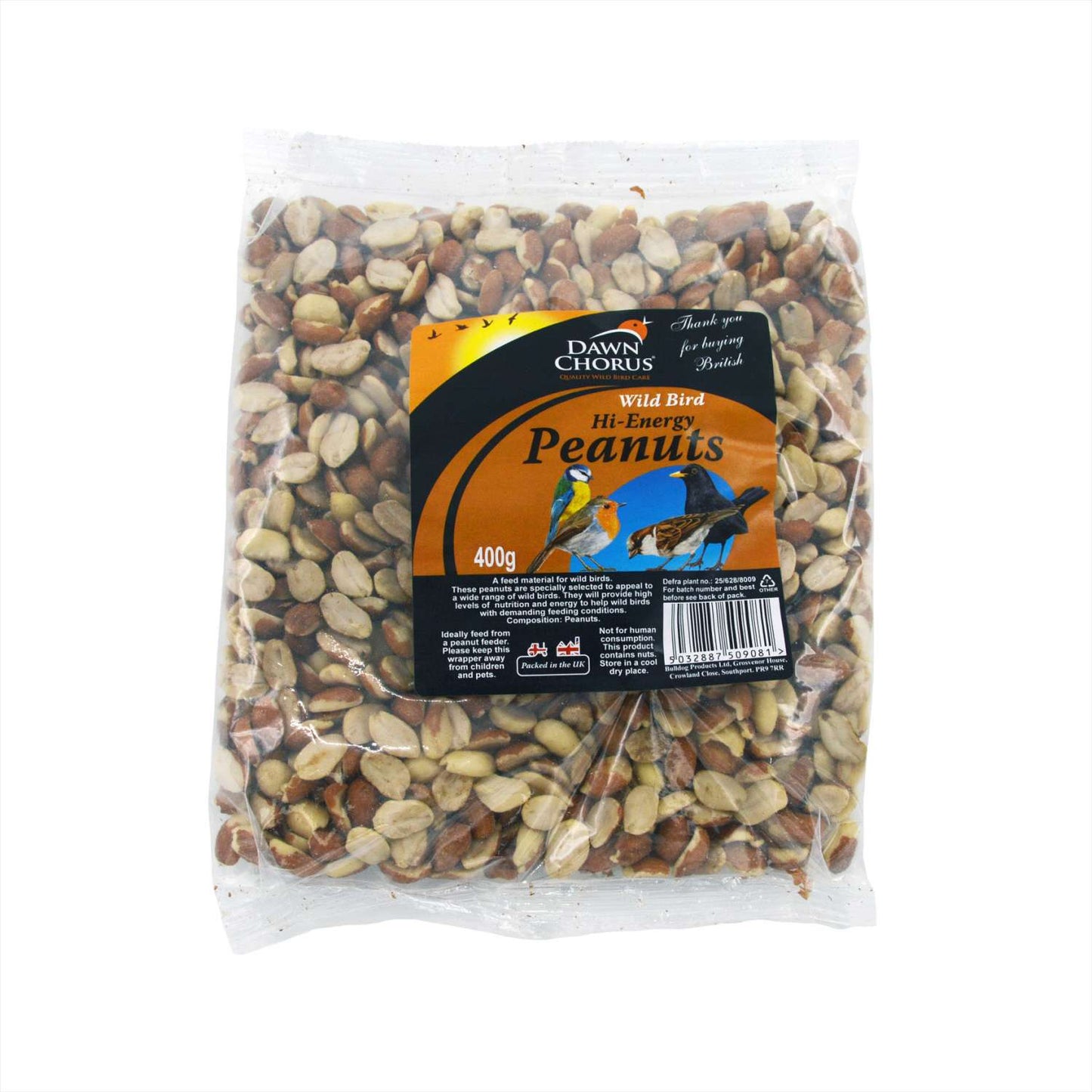 Wild Bird Hi-Energy Peanuts 400g