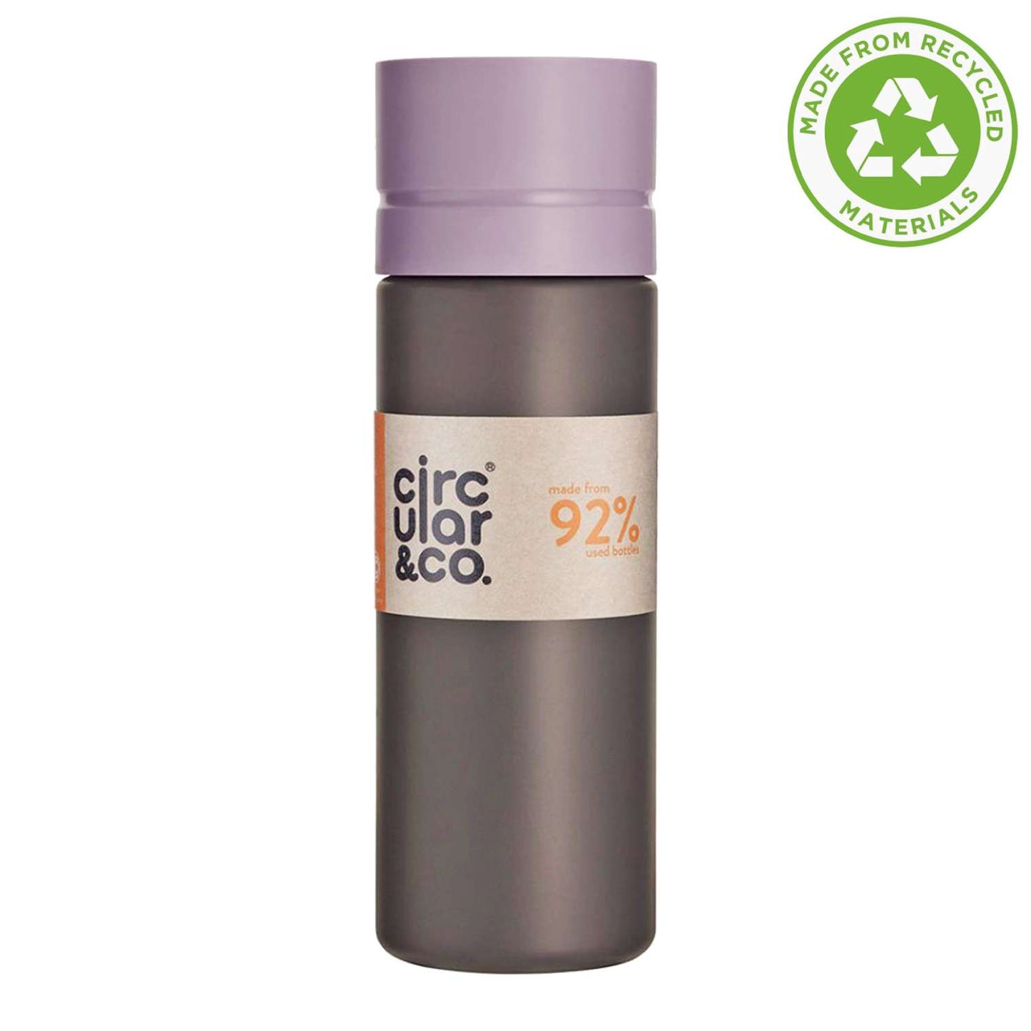 Circular&Co. Reusable Water Bottle 600ml - Purple/Grey