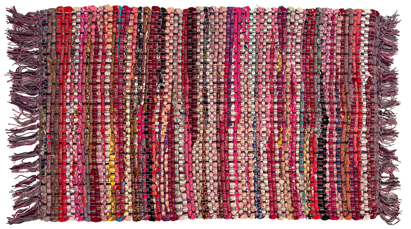 Recycled Chindi Rug - Purple