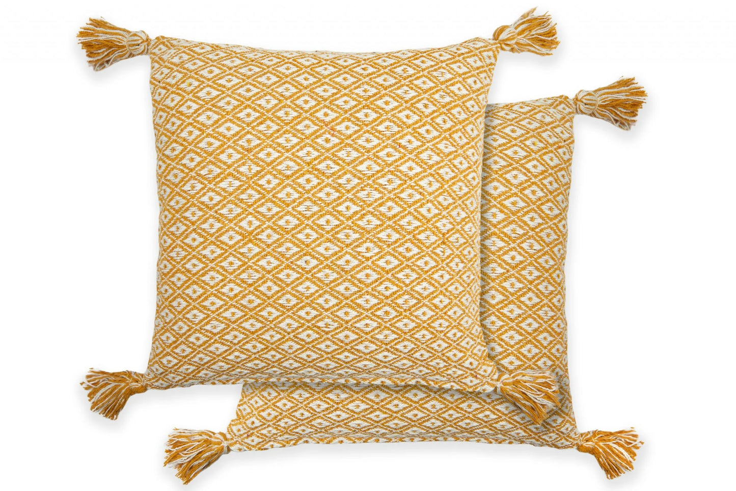 Stockholm - Recycled Cotton Cushion Cover in Ochre