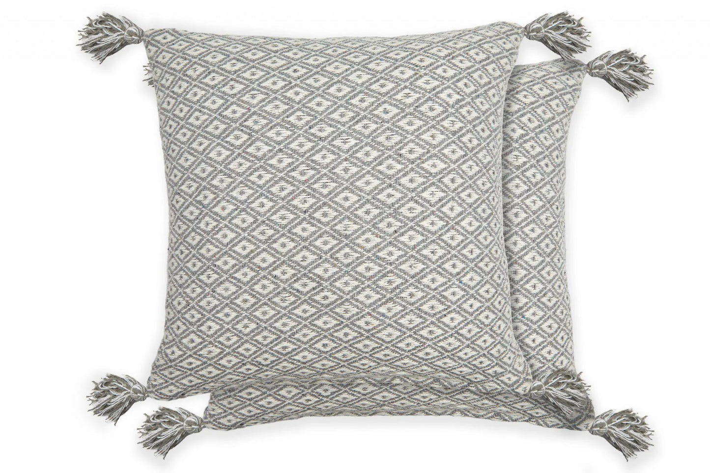 Stockholm - Recycled Cotton Cushion Cover - Silver