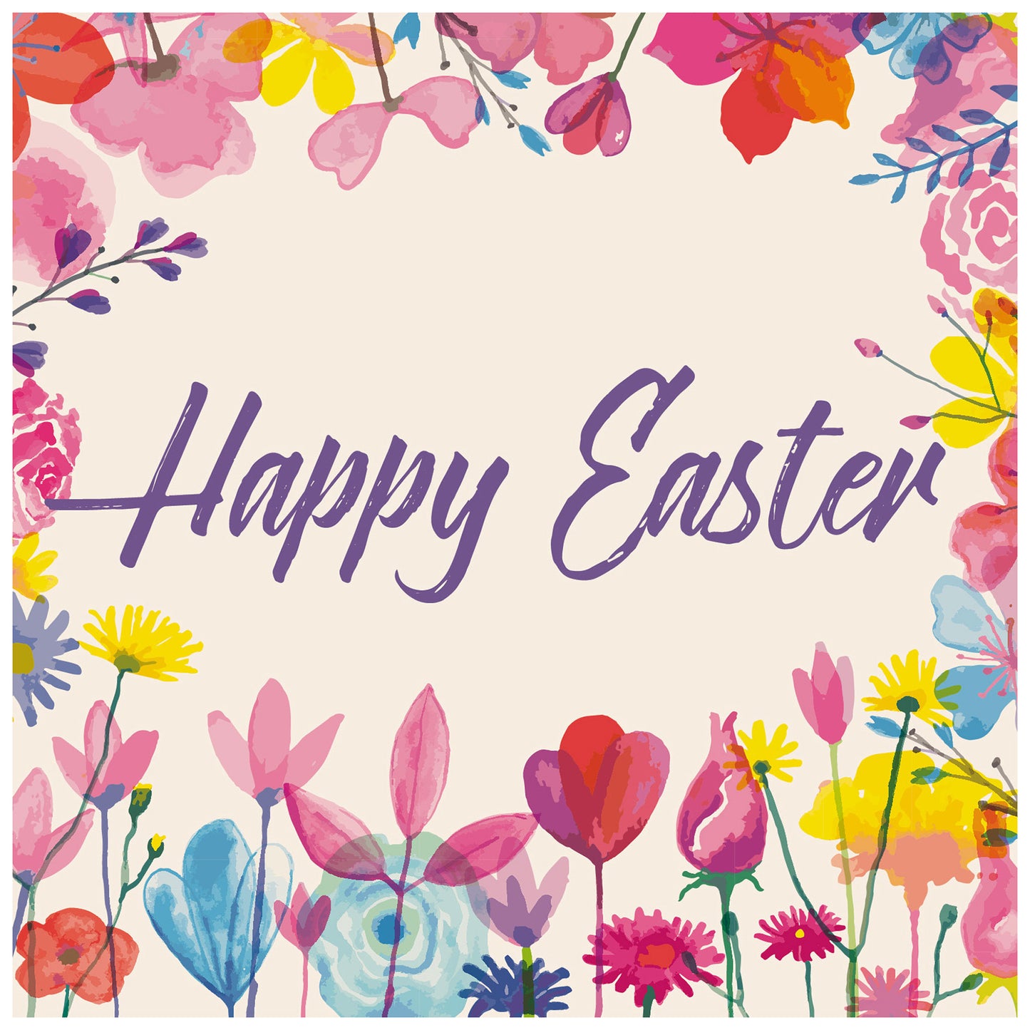 Easter Cards 5 Pack - Easter Flowers