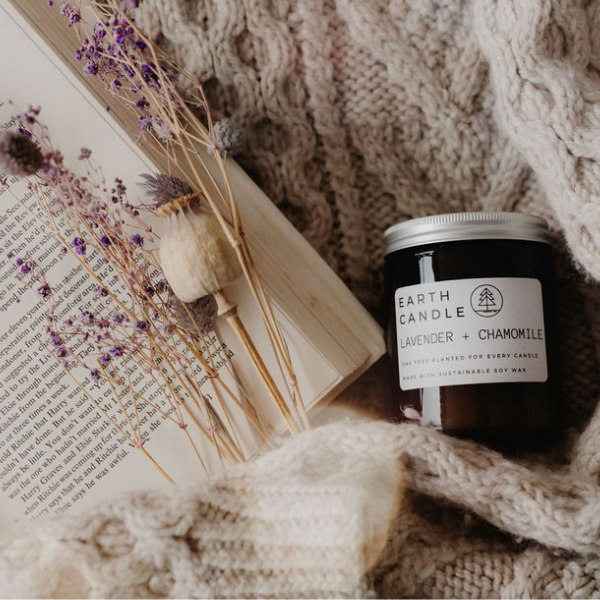 Soy Wax Candle - Lavender & Chamomile