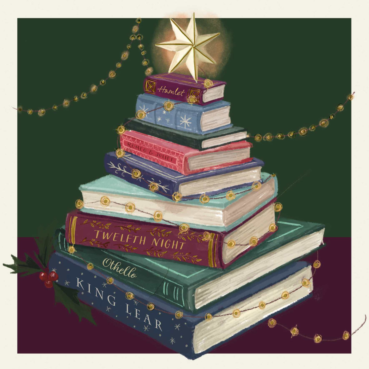 Christmas Cards 10 Pack - Shakespeare Books