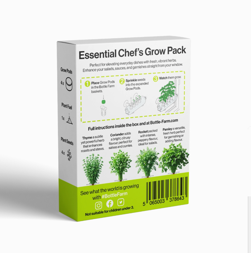 Bottle Farm - Essential Chef's Grow Pack Refill Kit