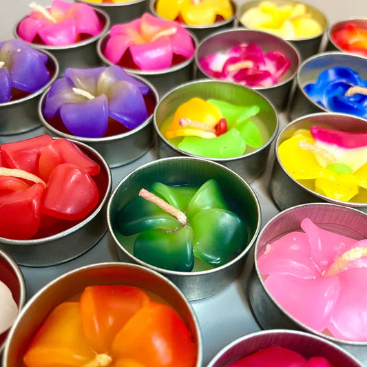 Thai Lotus Candles - Pack of 10