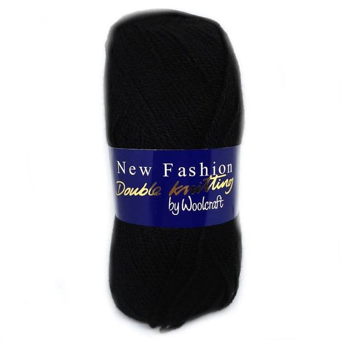 Acrylic Wool 100g Ball - Black (940)