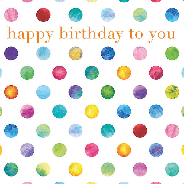 Happy Birthday - All The Colours