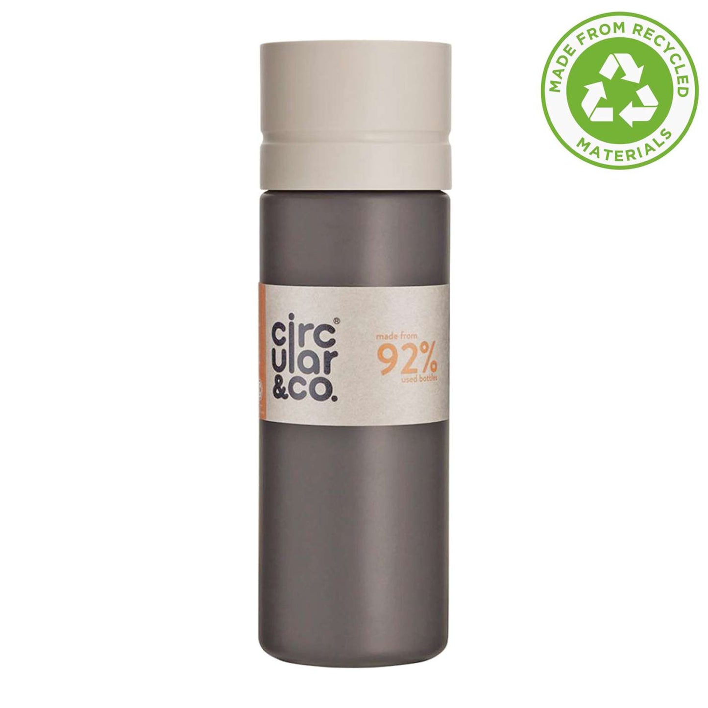Circular&Co. Reusable Water Bottle 600ml - Grey/Grey