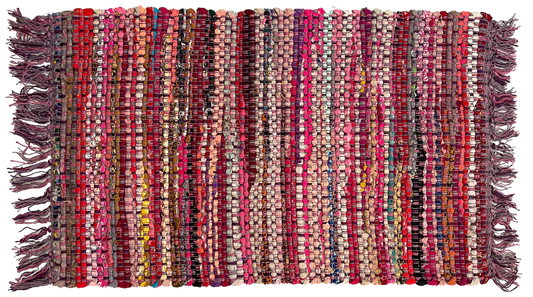 Recycled Chindi Rug - Purple