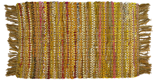 Recycled Chindi Rug - Yellow