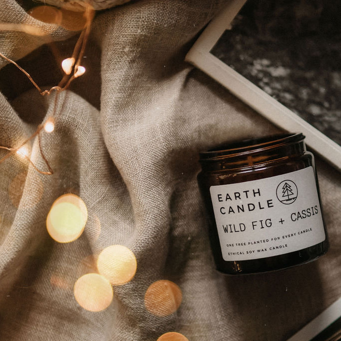 Soy Wax Candle - Wild Fig & Cassis