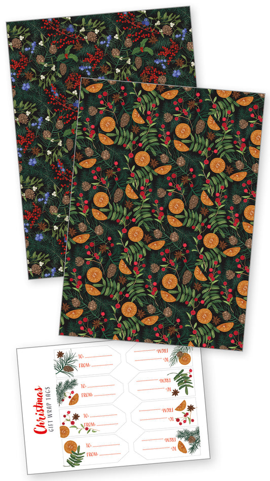 Christmas Wrap - Botanical Christmas