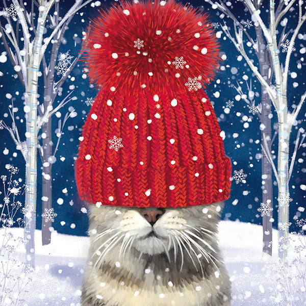 Christmas Cards 10 Pack - Cat in a Hat