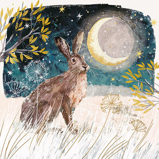 Christmas Cards 10 Pack - Moonlit Hare