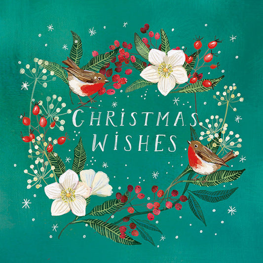 Christmas Cards 10 Pack - Hellebore Wreath
