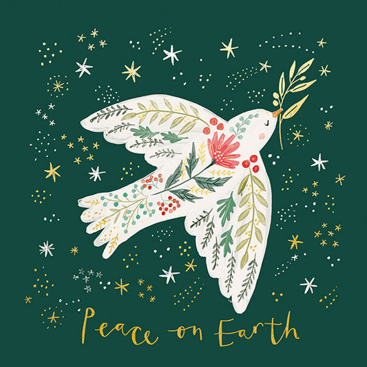 Christmas Cards 10 Pack - Peace on Earth Dove