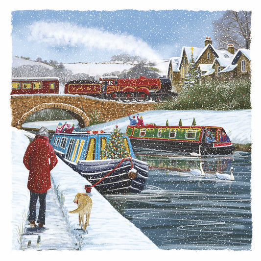 Christmas Cards 10 Pack - Christmas on the Canals