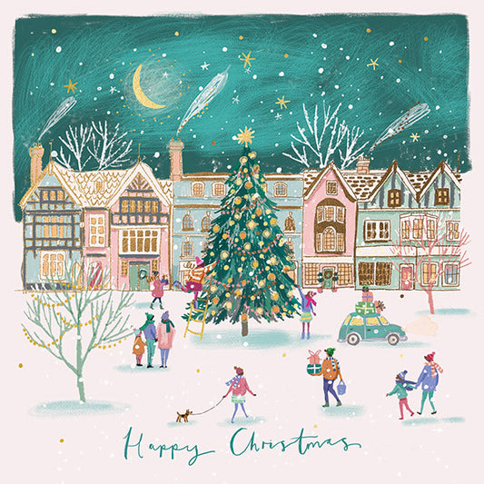 Christmas Cards 10 Pack - In The Town Square