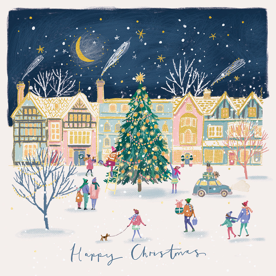 Christmas Cards 10 Pack - Christmas Village