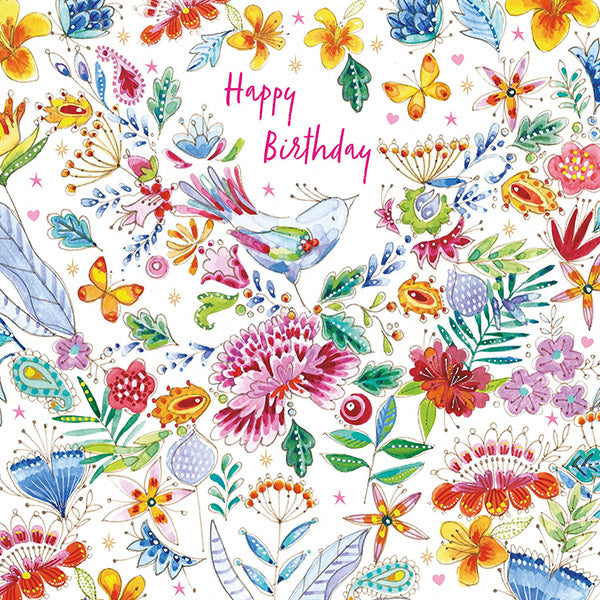 Happy Birthday - Tropical Garden