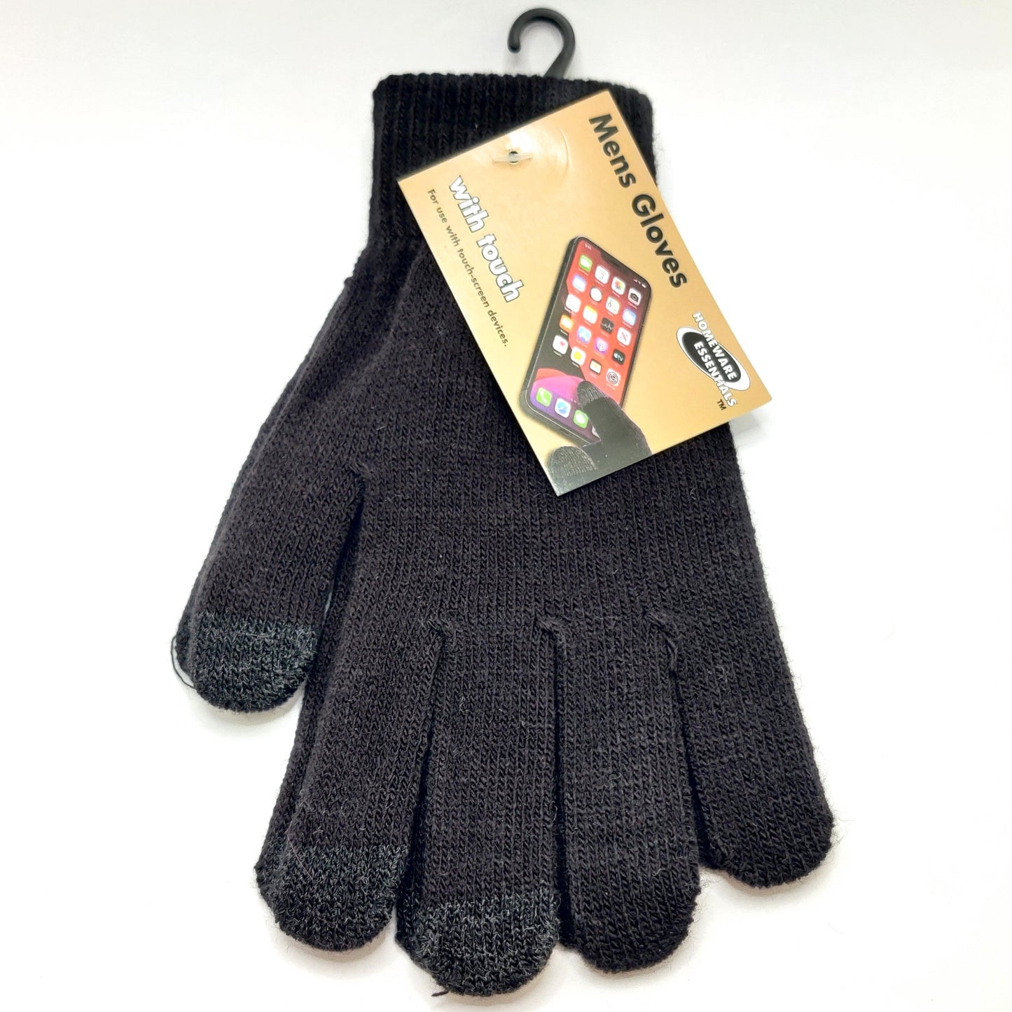 Men's Touch Screen Gloves - One Size