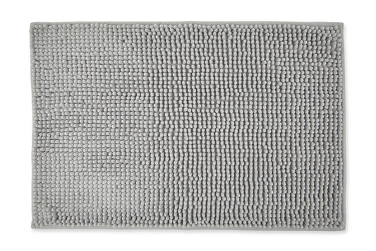 Marlow - Soft Touch Non-Slip Bath Mat - Silver