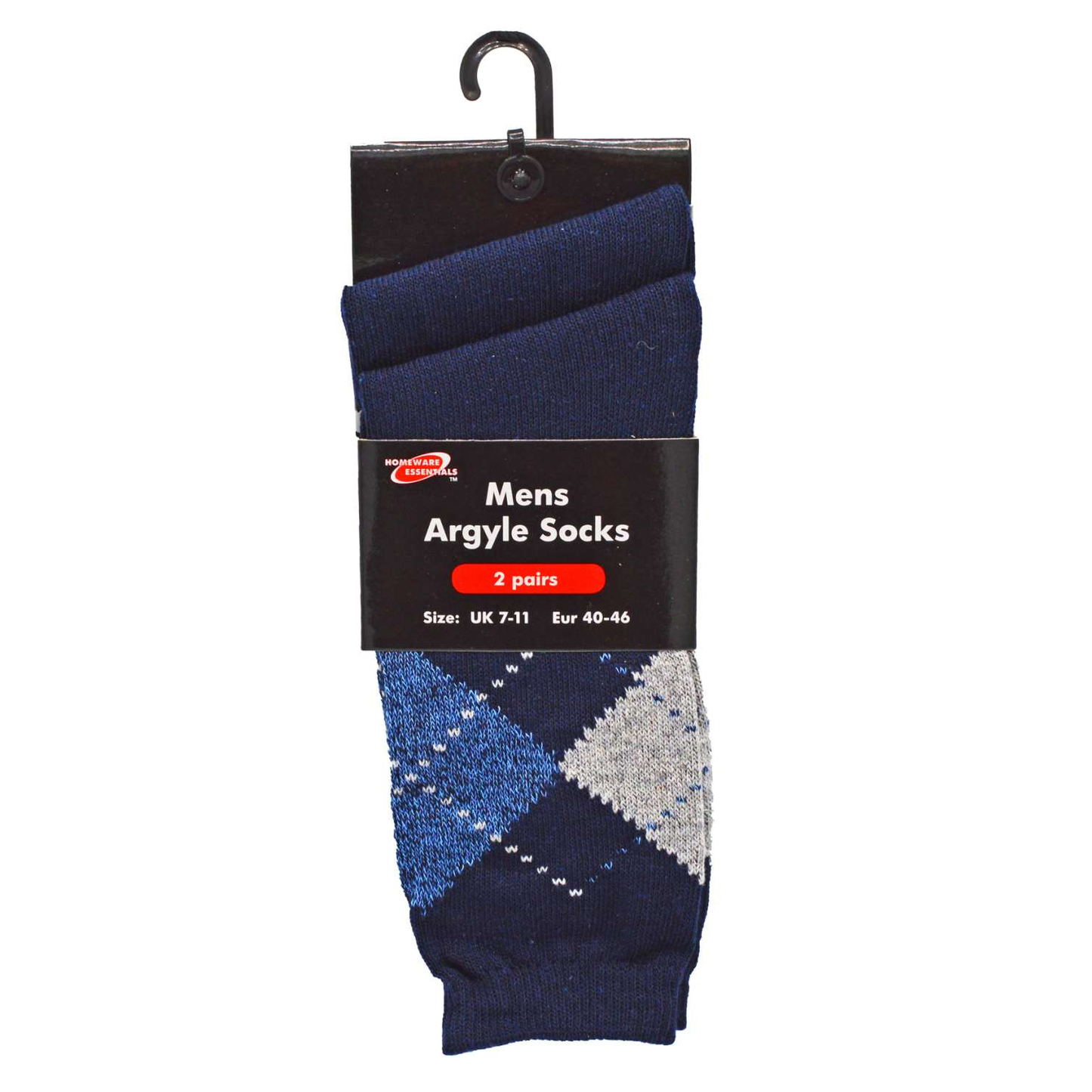 Men's Argyle Socks 2 Pack (Size 7-11)
