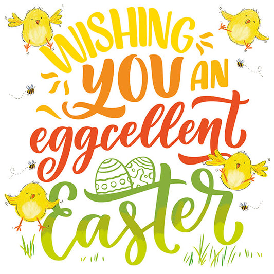 Easter Cards 5 Pack - Eggcellent Easter