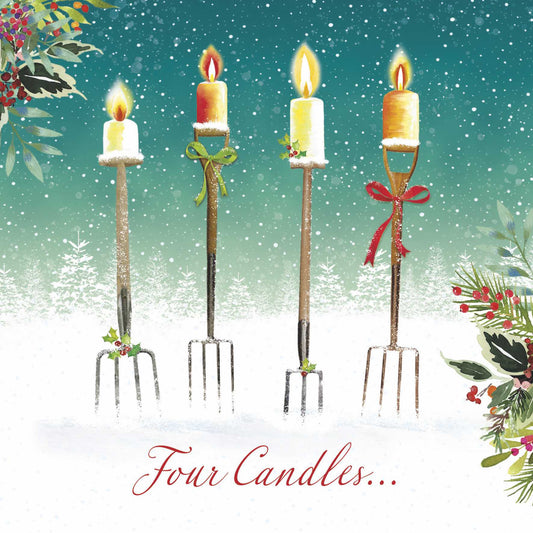 Christmas Cards 10 Pack - Four Candles