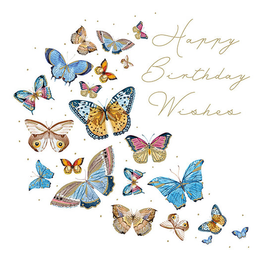 Happy Birthday - Butterfly Flurry