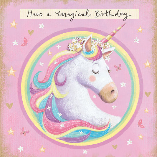 Happy Birthday - Magical Unicorn