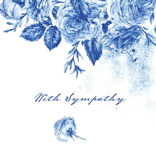 With Sympathy - China Blue