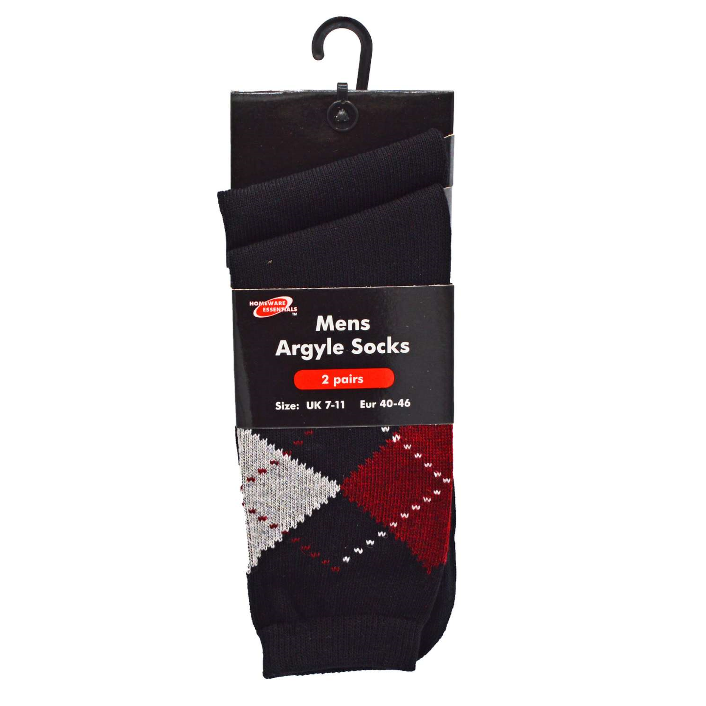 Men's Argyle Socks 2 Pack (Size 7-11)